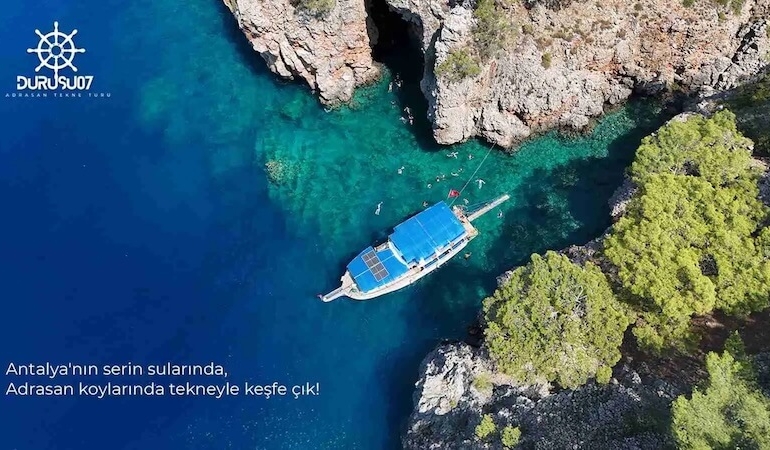Adrasan Tekne Turu ile Mavi Yolculuğa Çıkın