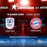 EuroLeague Heyecanı İlk Kez Antalya’da!
