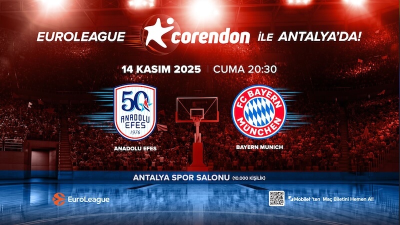 EuroLeague Heyecanı İlk Kez Antalya’da!