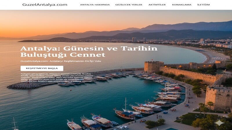 Antalya'da Gezilecek Yerler