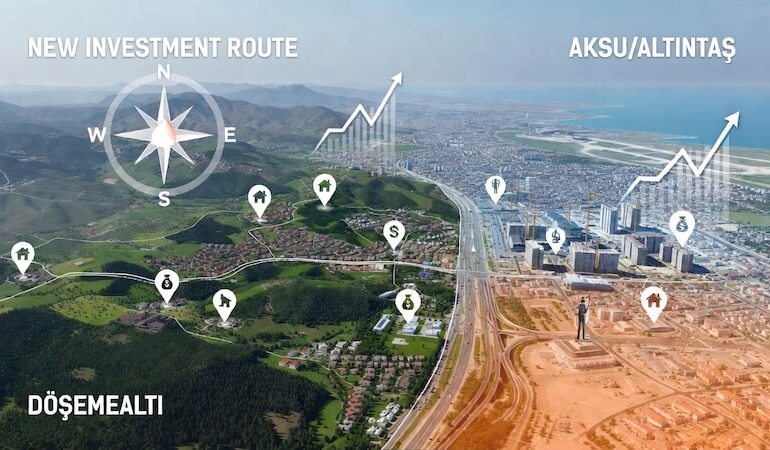 Antalya Emlak Piyasasında "Kuzey" Ekspresi