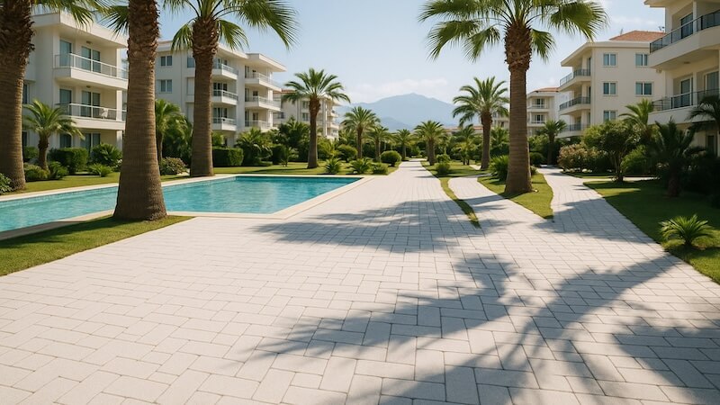 Antalya'nın Sıcak İkliminde Dış Mekân Zemini Ve Parke Taşı Renk Seçimi
